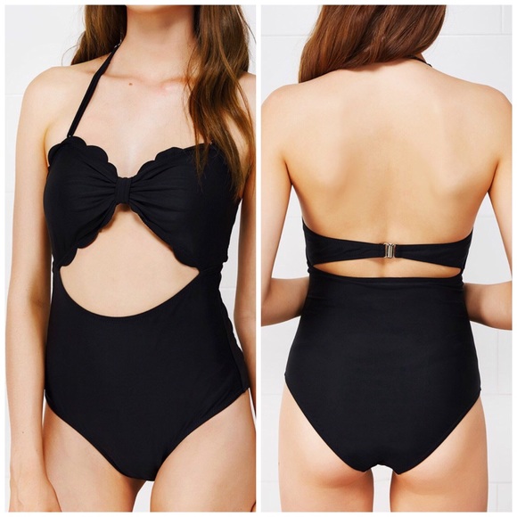 cupshe scalloped one piece